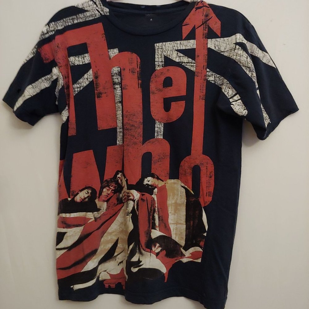 The Who Target Tshirt Small / shirt has 2 small holes near hem and 1 in sleeve